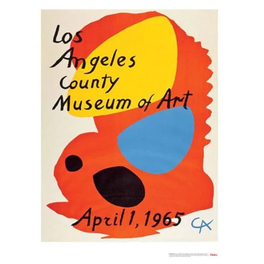Alexander Calder Los Angeles County Museum of Art Poster, $19