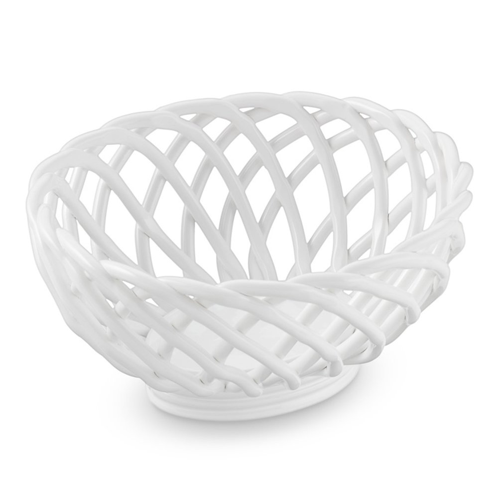 Ceramic Woven Bread Basket, $59.95, Williams Sonoma