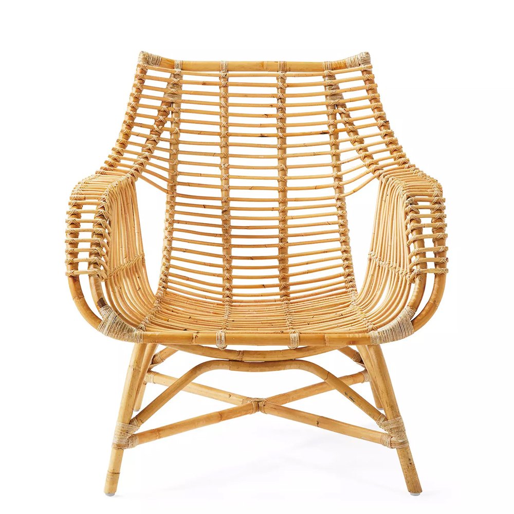 Venice Rattan Chair, $498, Serena &amp; Lily