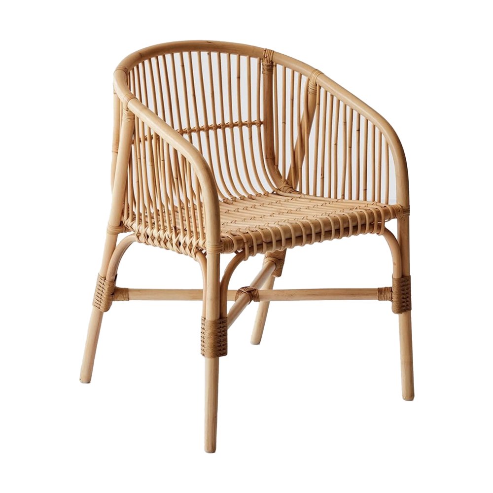 JAKARTA RATTAN DINING CHAIR, $399, The Citizenry