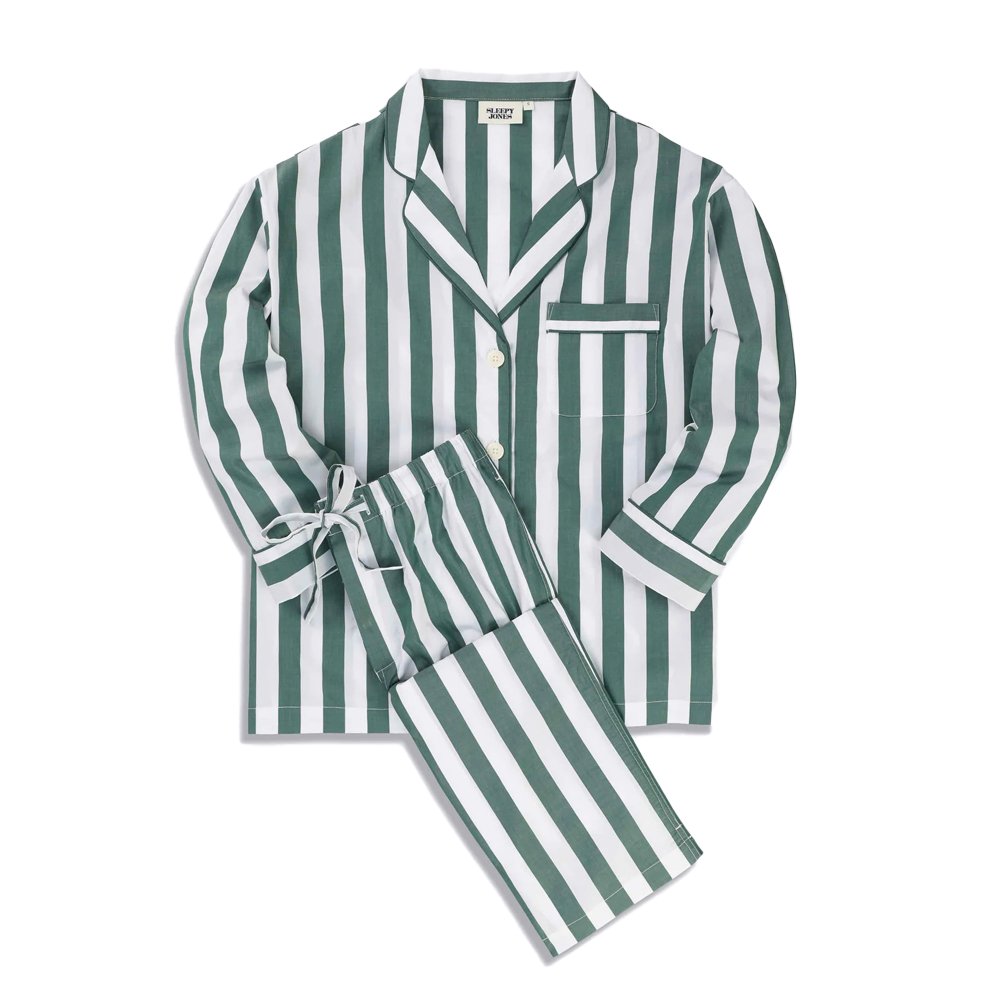 Marina Pajama Set, $198, Sleepy Jones