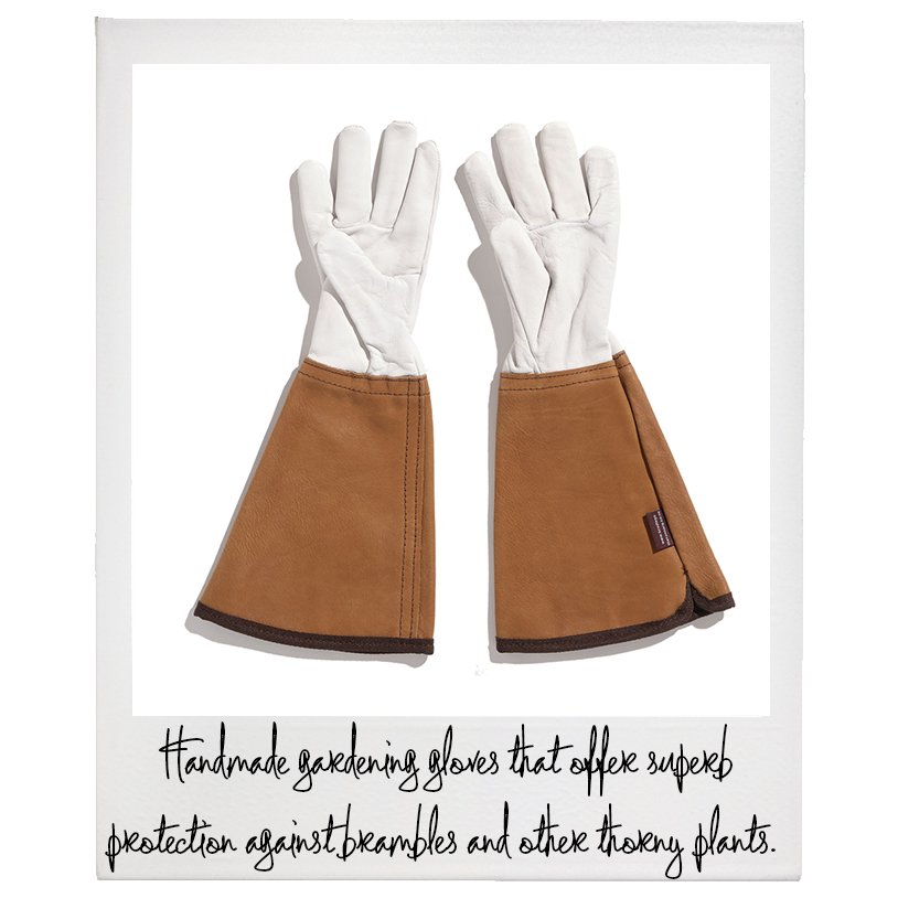 Heavy Leather Long Gardening Gloves, 59€, La Blouse De Lyon