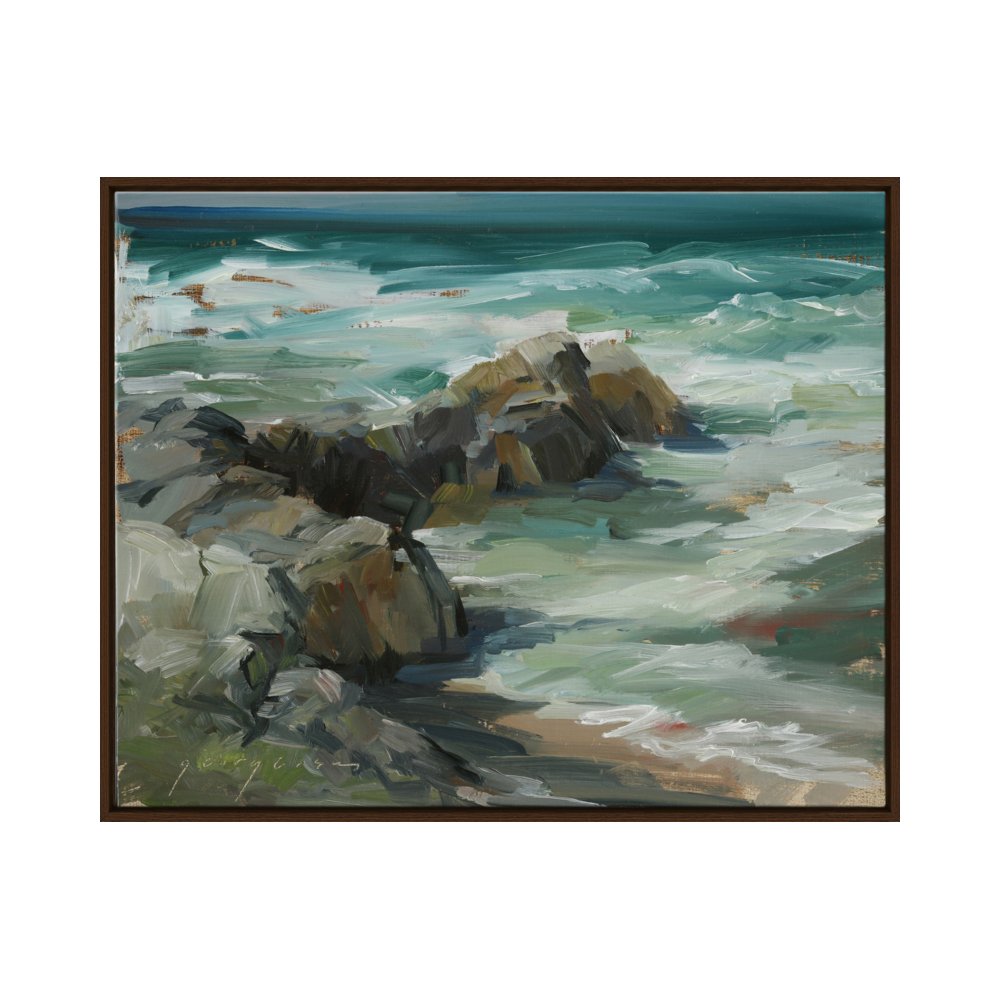 Rocks and Surf by GEORGESSE GOMEZ, from $78, Artfully Walls