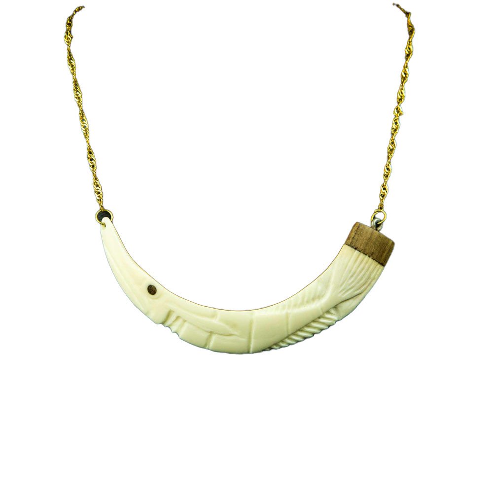 Carved Wild Boars Tusk Necklace, $125, Collectible Tribal Artifacts