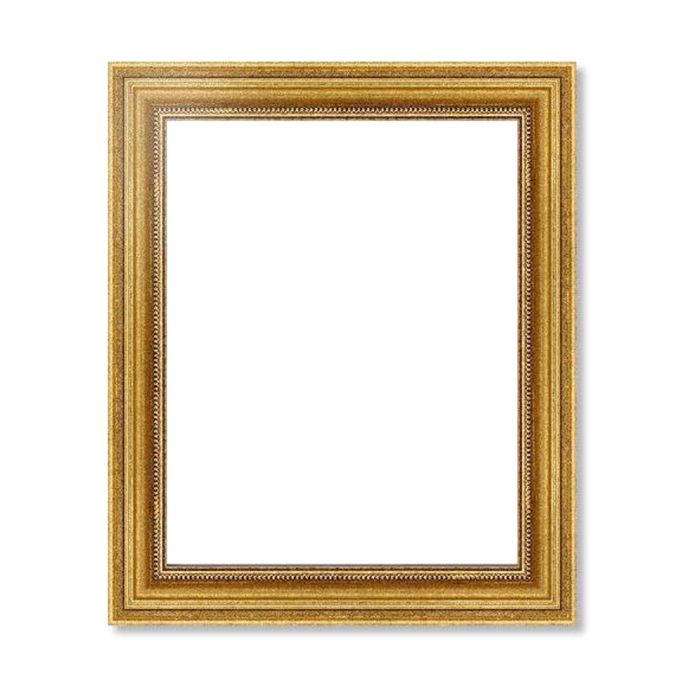 Gold Foil on Pine Picture Frame