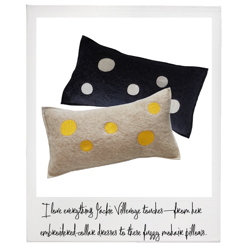 Pontos Pillow, from $535, Jupe By Jackie