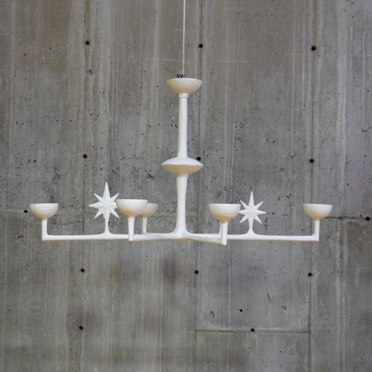 Gesso Painted Celestial Chandelier $6,400, RT Facts